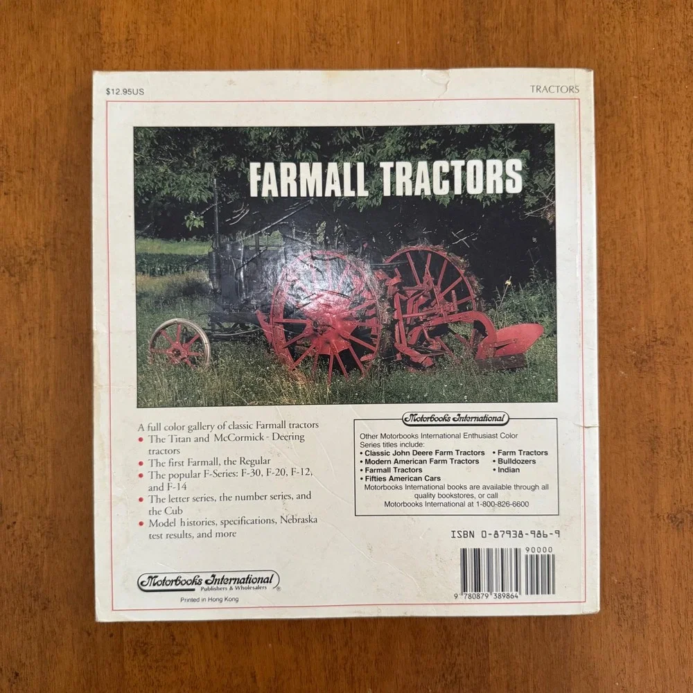 Farmall Tractor‎ Books Lot of 4 International Harvester Modern American Tractors
